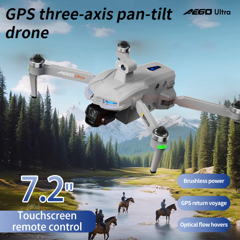 2025 AE60 URTLA GPS Drone 8K C - Drone Gimbal Mount ulasan dan harga