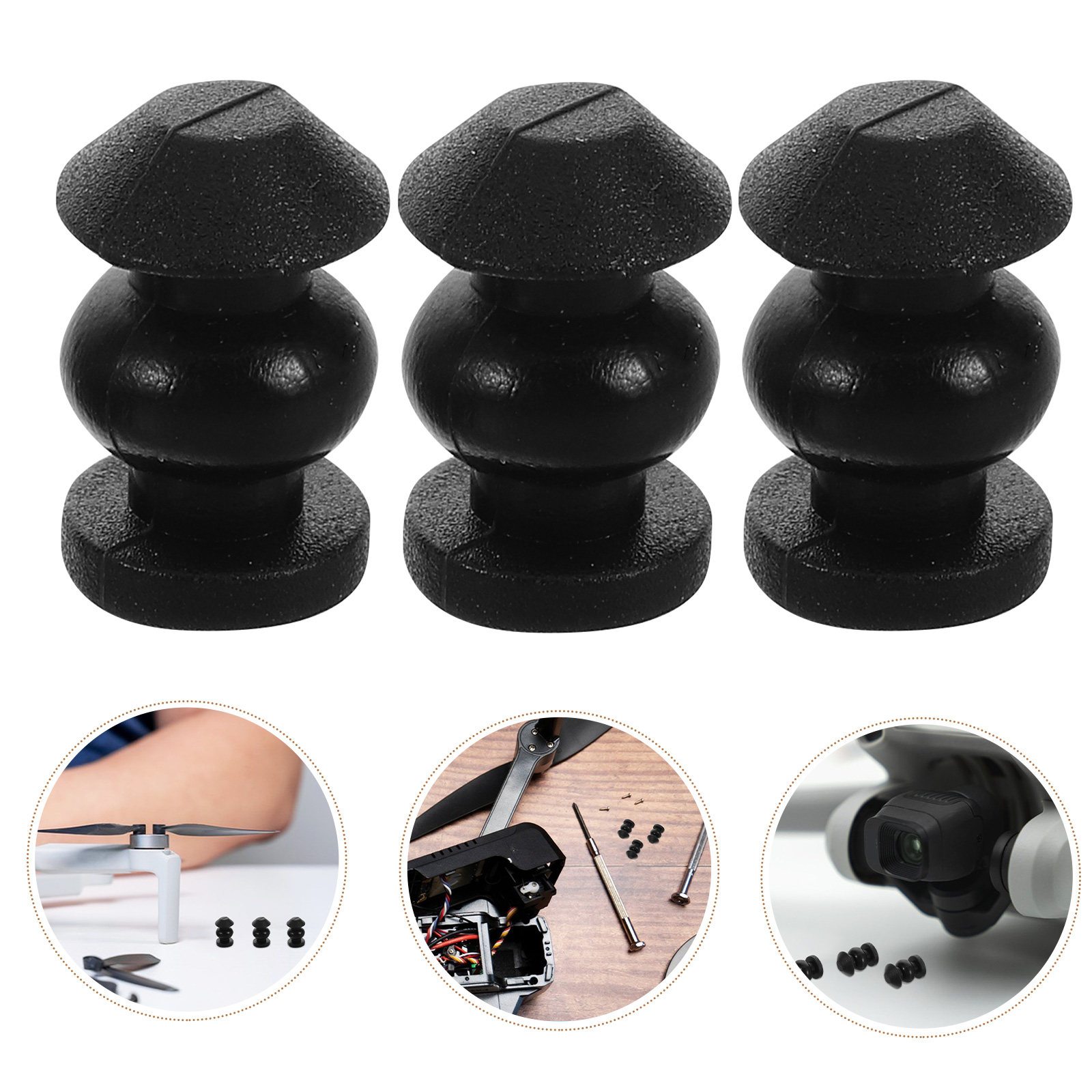 10Pcs Universal Drone Gimbal S - Drone Gimbal Dampener ulasan dan harga