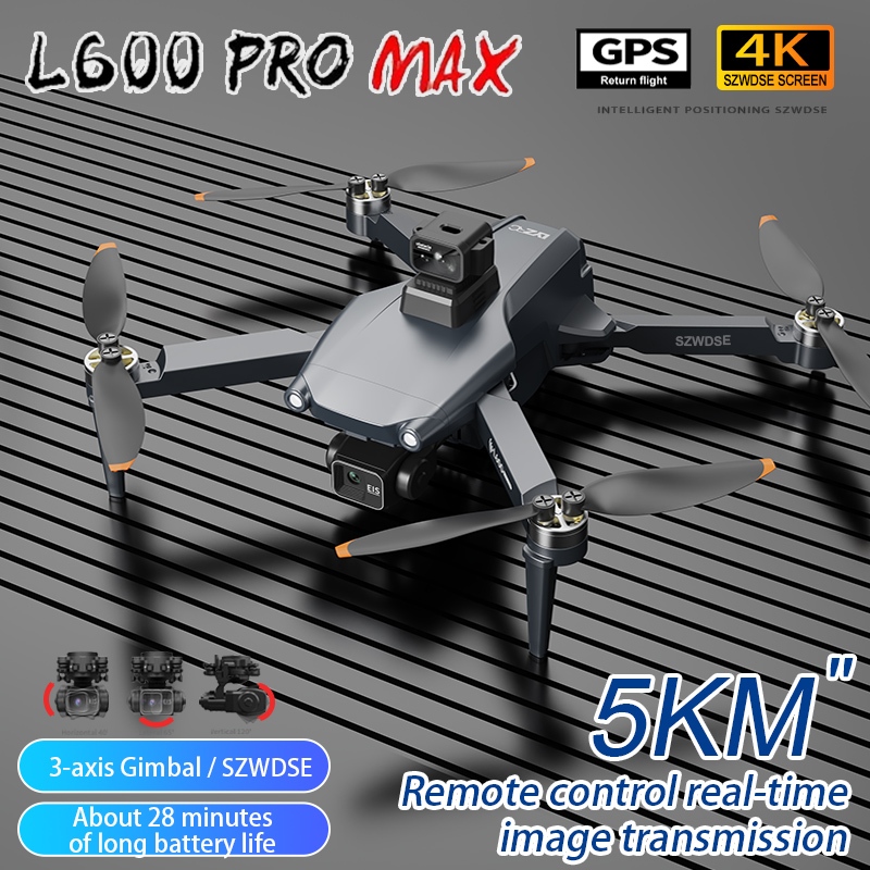 L600 Pro MAX /L600 PRO Drone 4 - Drone Gimbal 3 Axis ulasan dan harga